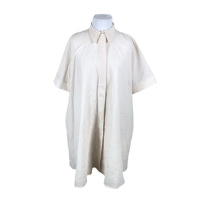 Unisex Gauhar - Schiffon dress, size 44 - Natural white (1)
