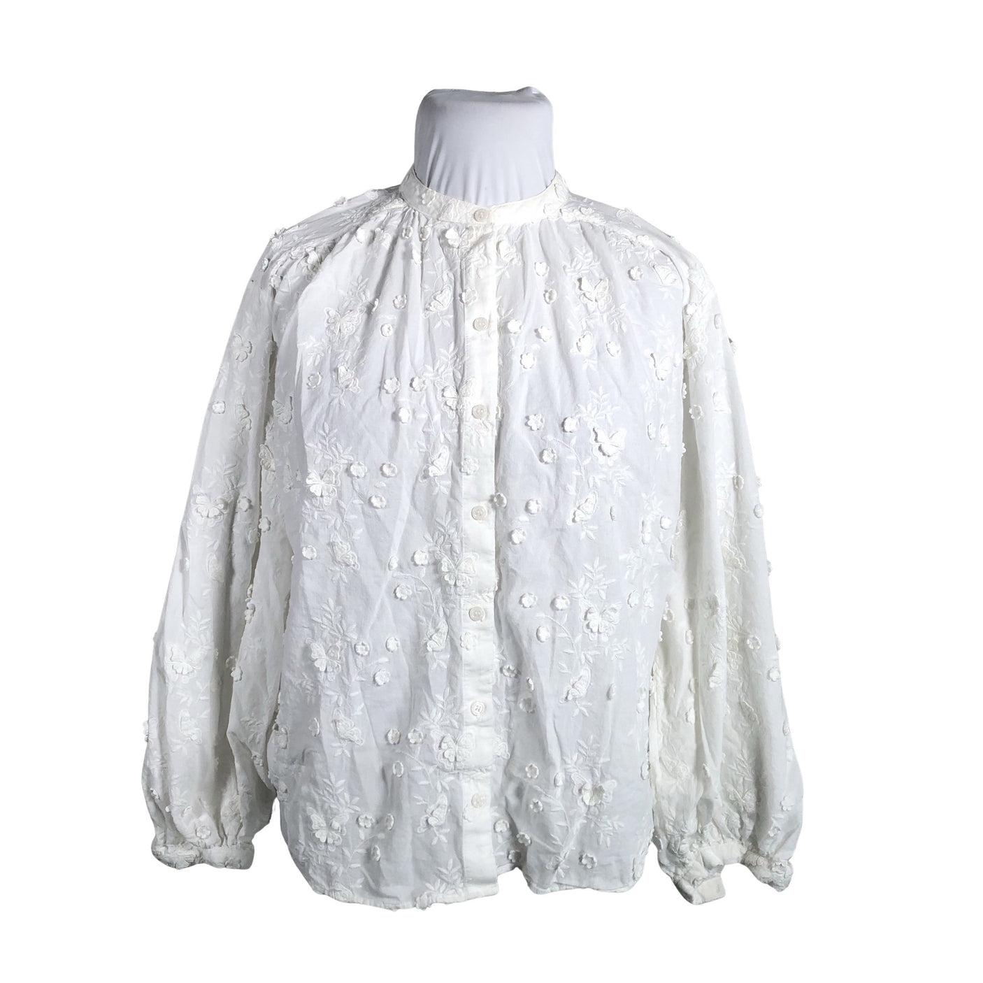 Unisex &Other Stories - Blouse, size 42 - White (1)