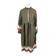 Unisex Cream - Schiffon dress, size 44 - Green ()