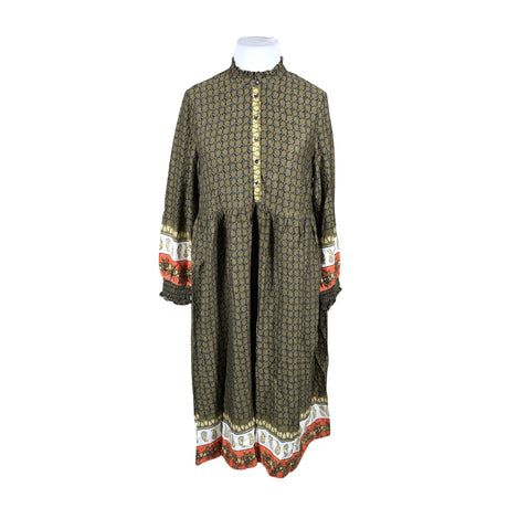 Unisex Cream - Schiffon dress, size 44 - Green ()