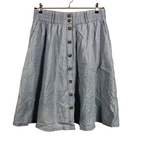 Unisex Zizzi - Fabric skirt, size 42 - Light blue (1)