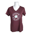 Unisex Converse - T-shirt, size 38 - Wine red ()