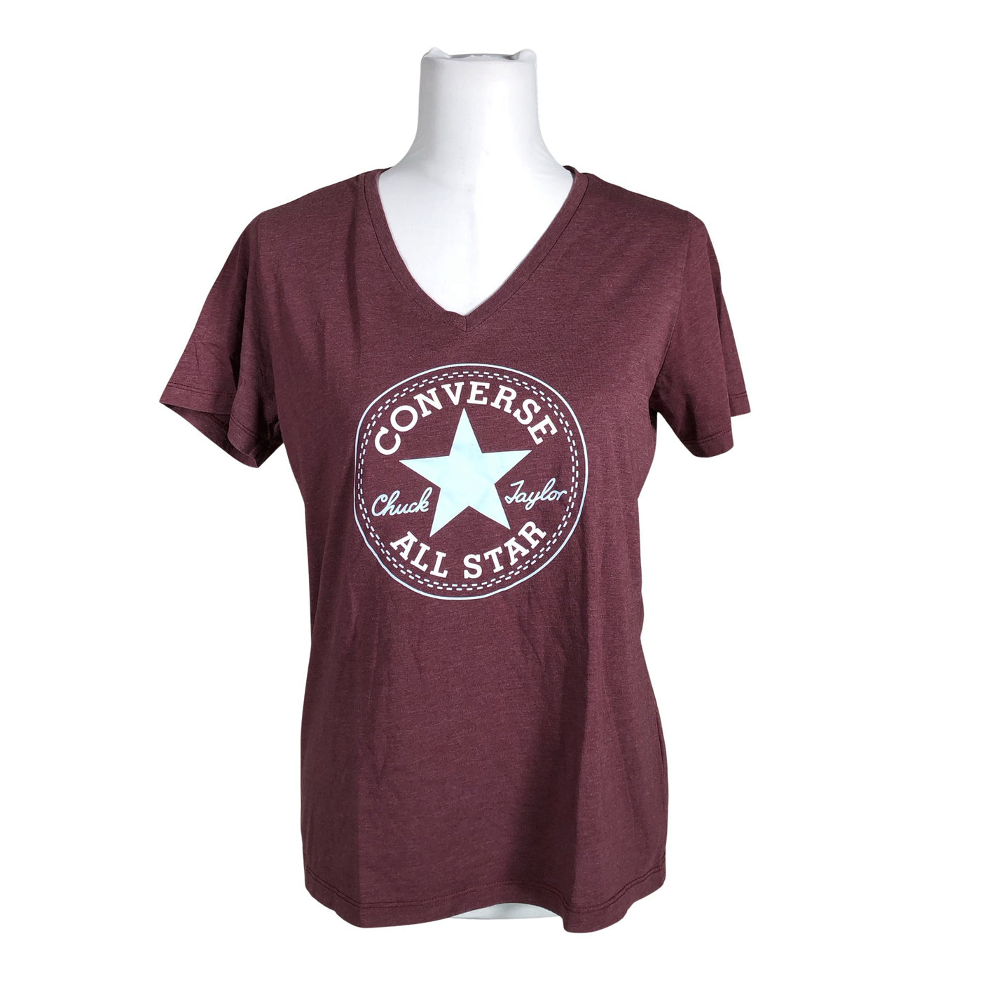 Unisex Converse - T-shirt, size 38 - Wine red (1)