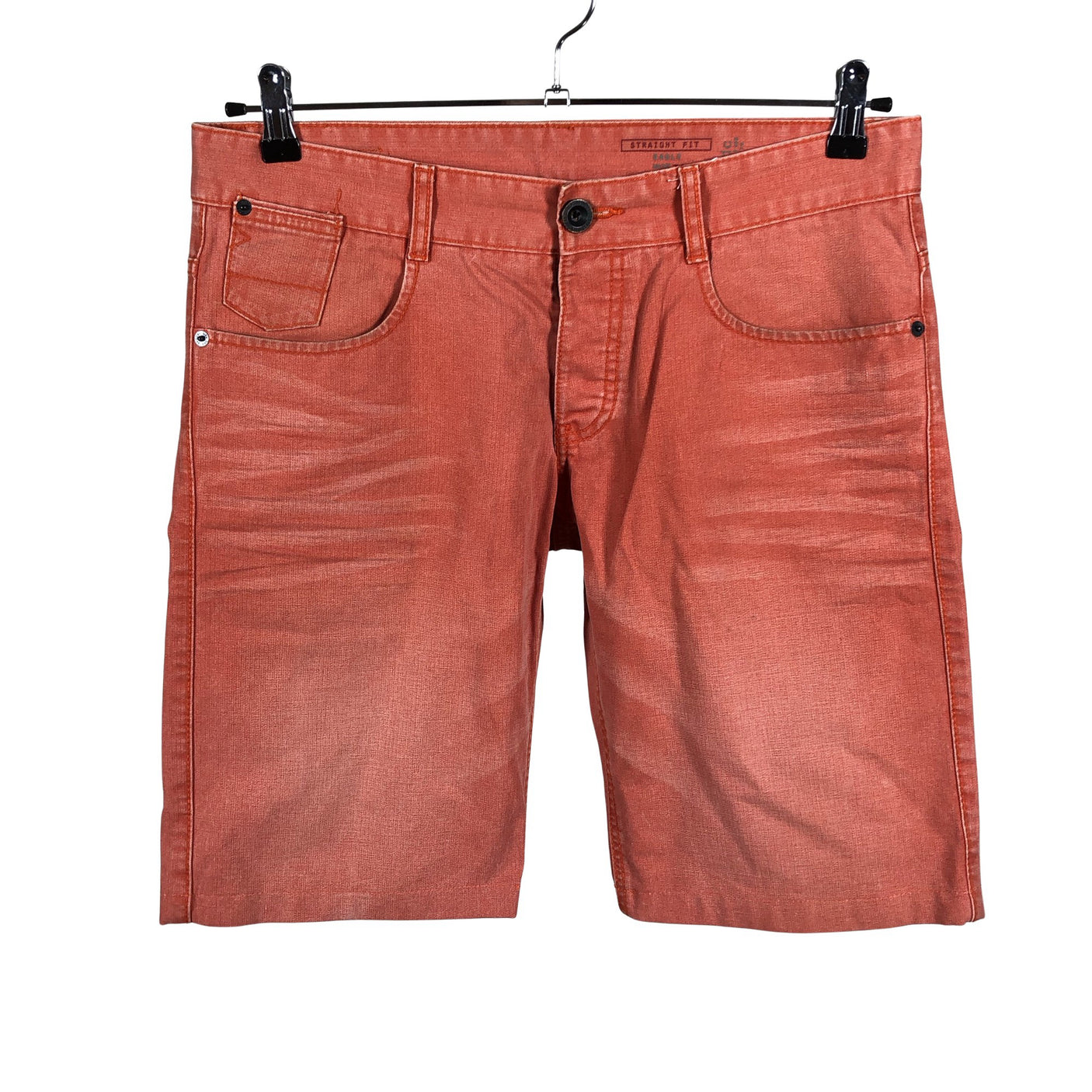 Unisex EDC by Esprit - Denim shorts, size W32 - Orange (1)