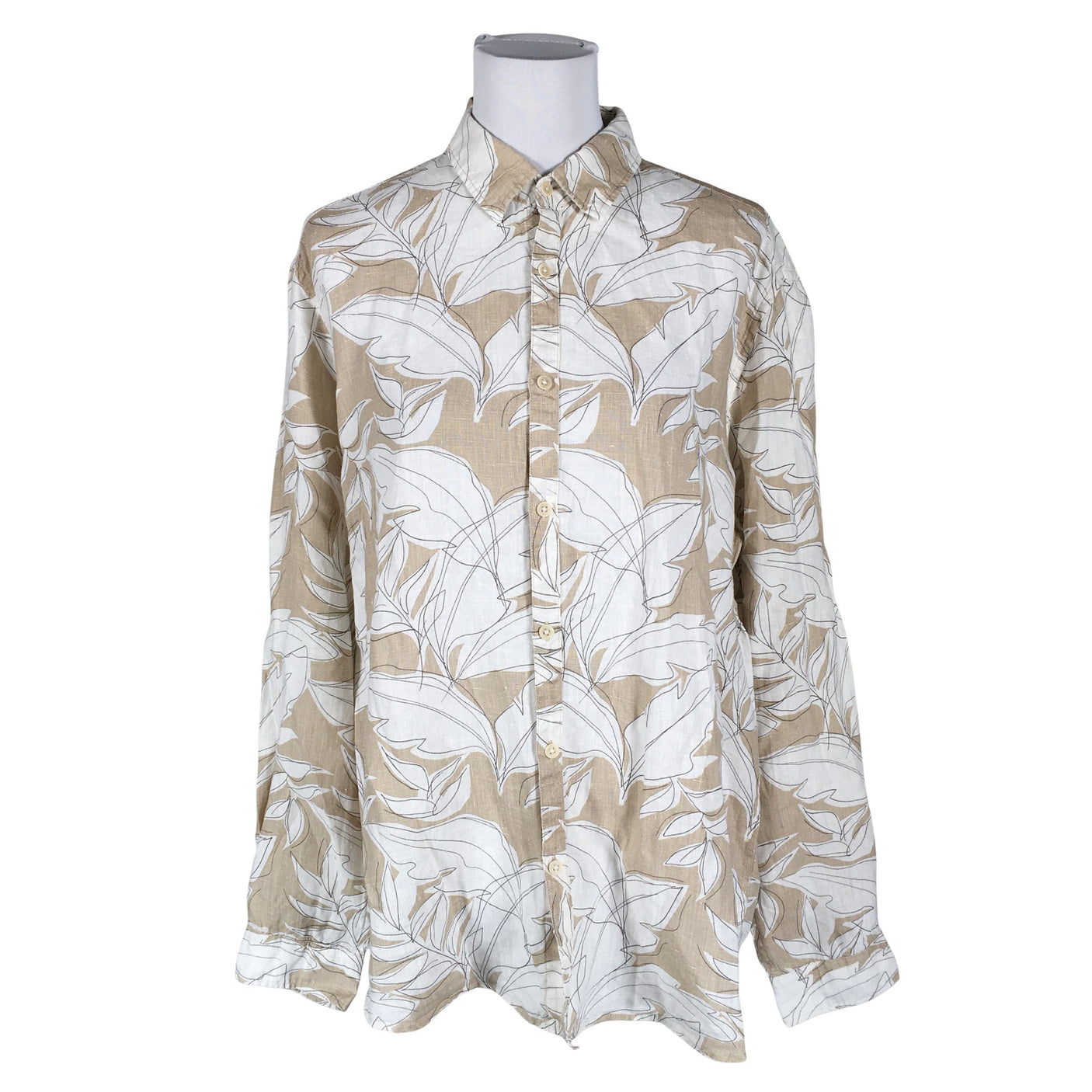 Unisex Esprit - Collared shirt, size 40 - Beige (1)