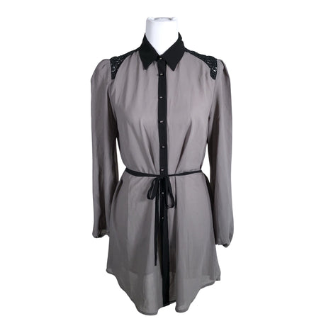 Unisex Mosaic - Schiffon tunic, size 38 - Gray ()