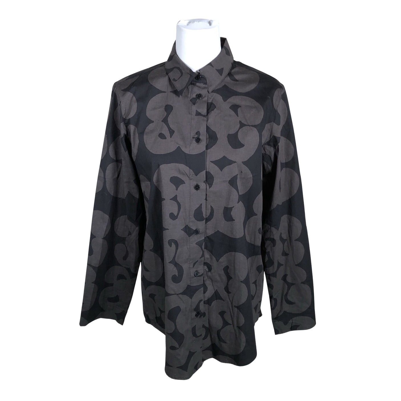 Unisex Marimekko - Collared shirt, size 40 - Gray (1)