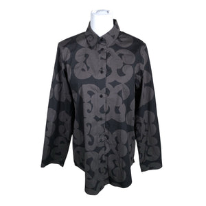 Unisex Marimekko - Collared shirt, size 40 - Gray (1)