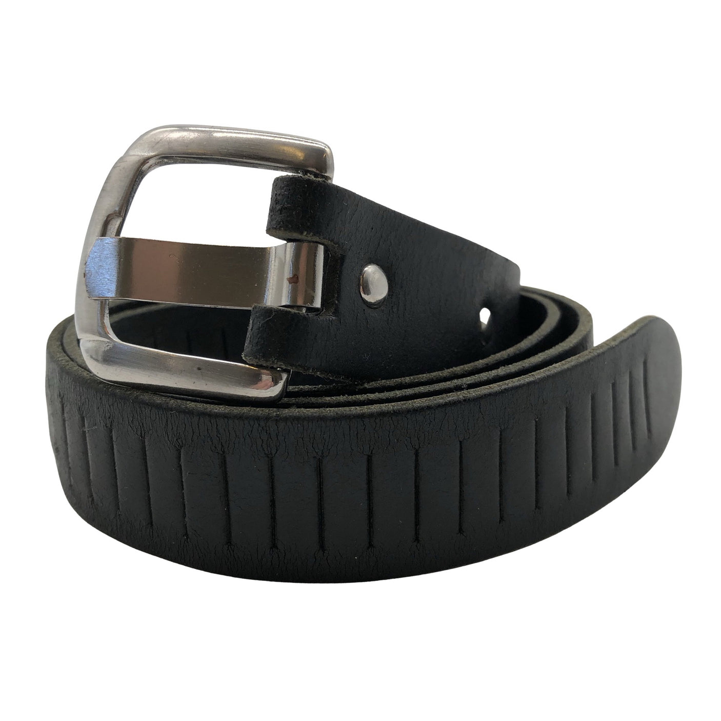 Unisex Nini's - Leather belt, size Ei kokoa - Black (1)
