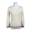 Unisex Human Woman - Sweater, size 38 - Natural white ()