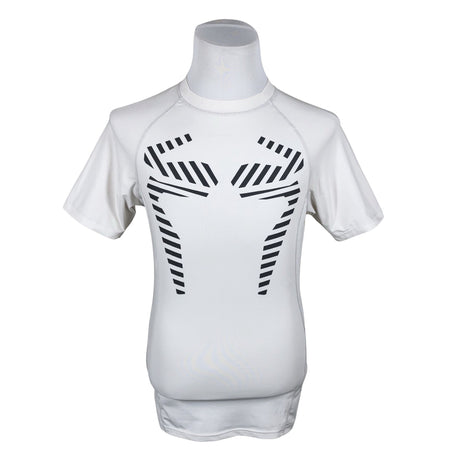 Unisex Energetics - Sports shirt, short sleeve, size L - White ()