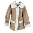 Unisex Lindex - Winter jacket, size 134 - 140 - Beige ()