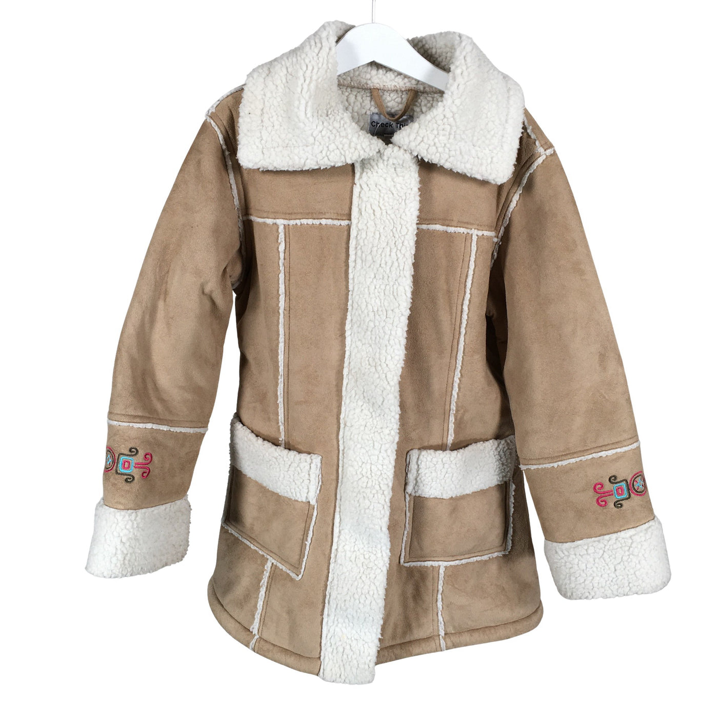 Unisex Lindex - Winter jacket, size 134 - 140 - Beige (1)
