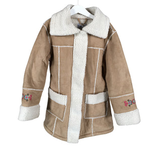 Unisex Lindex - Winter jacket, size 134 - 140 - Beige (1)