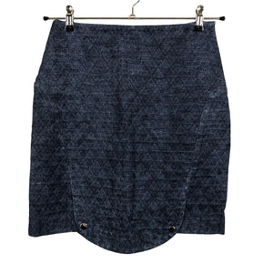 Unisex Camilla Mikama - Fabric skirt, size 34 - Blue (1)