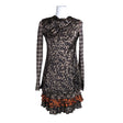 Unisex Marc Cain - Schiffon dress, size 34 - Beige ()