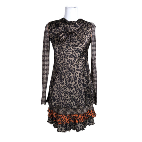 Unisex Marc Cain - Schiffon dress, size 34 - Beige ()