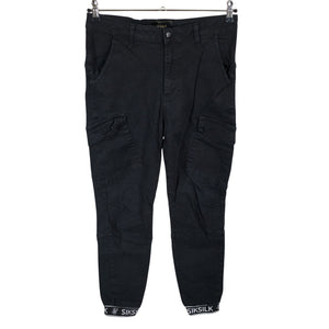 Unisex Siksilk - Cargo pants, size M - Black (1)