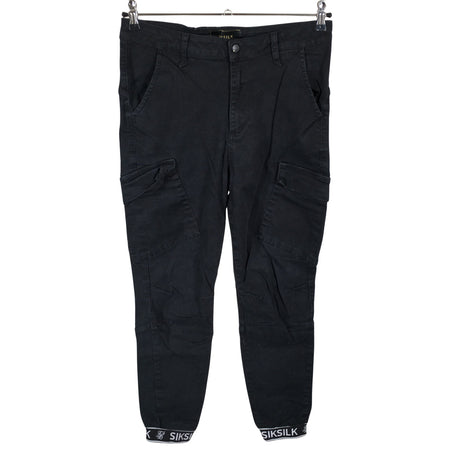 Unisex Siksilk - Cargo pants, size M - Black ()