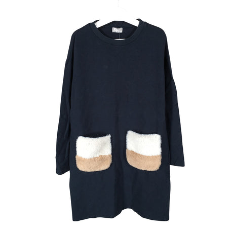 Unisex Il Gufo - Tricot dress, size 140 - 146 - Blue ()