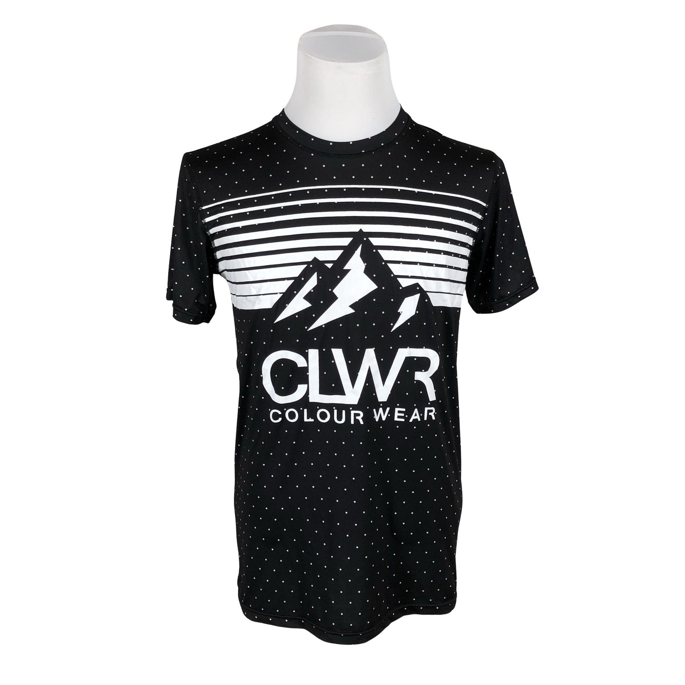 Unisex CLWR - Colour Wear - Sports shirt, short sleeve, size M - Black (1)