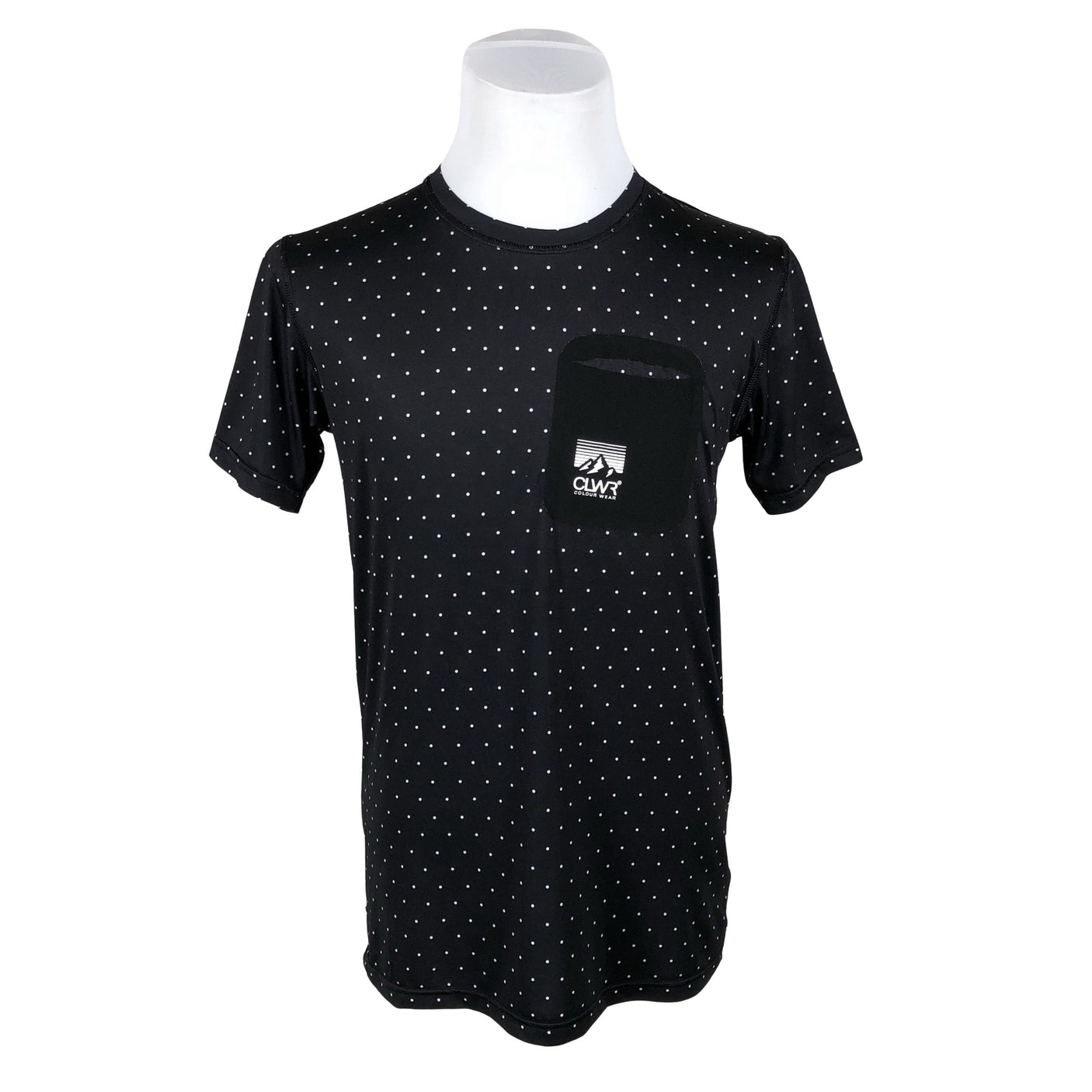 Unisex CLWR - Colour Wear - Sports shirt, short sleeve, size M - Black (1)