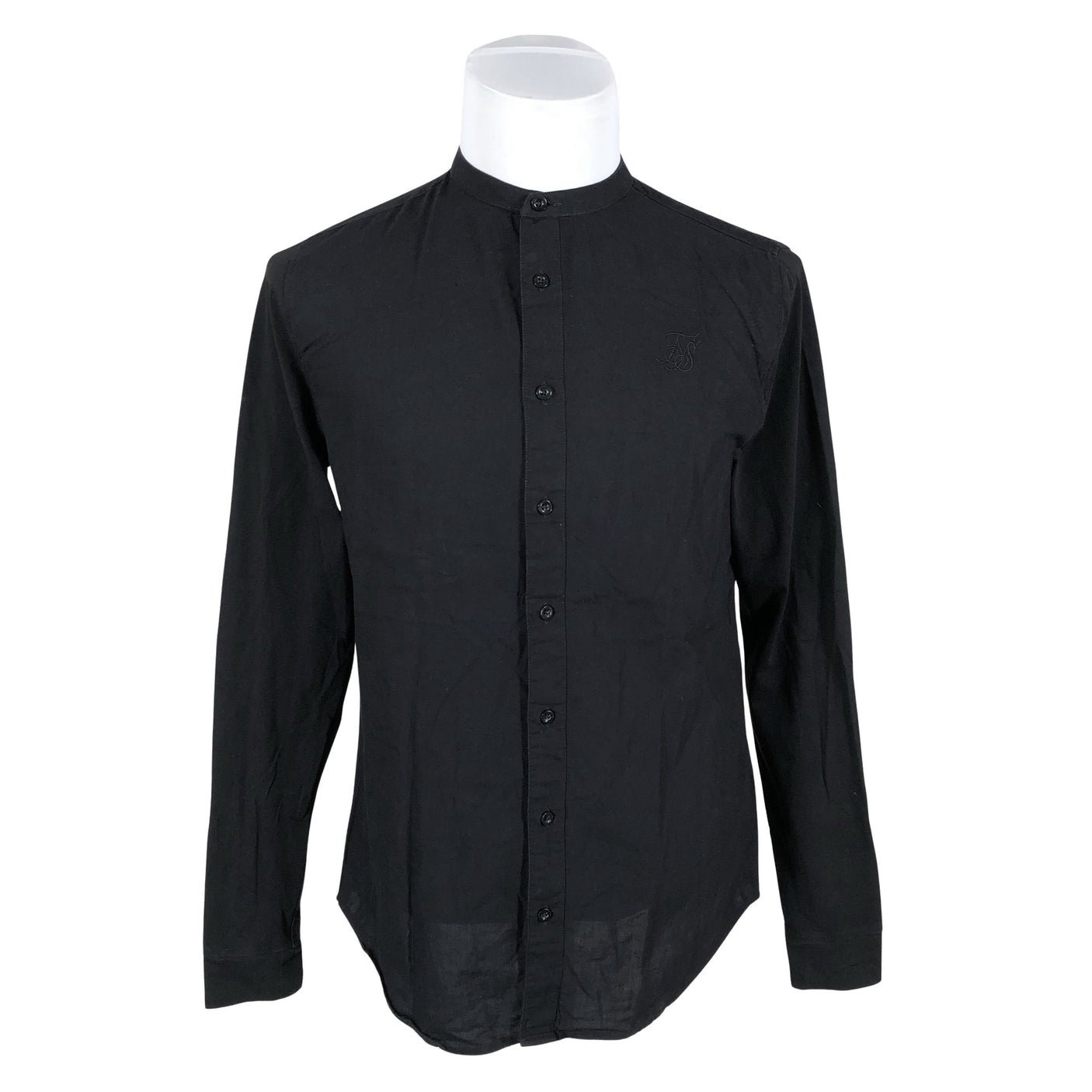 Unisex Siksilk - Collared shirt, size L - Blue (1)