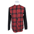 Unisex Siksilk - Collared shirt, size M - Red ()