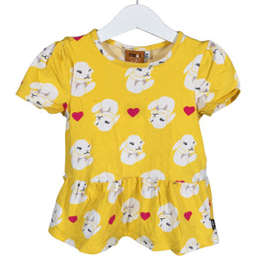 Unisex me&i - Tricot dress, size 92 - 98 - Yellow (1)