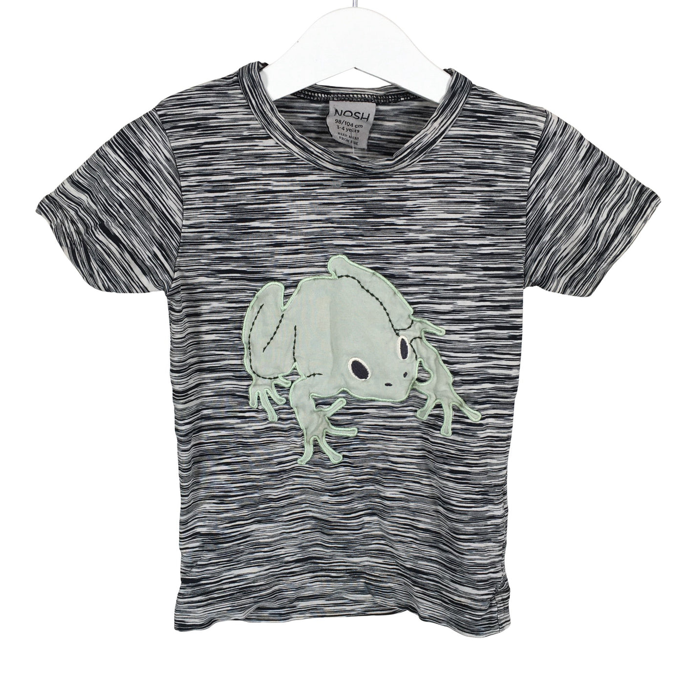 Unisex NOSH - T-shirt, size 98 - 104 - Gray (1)