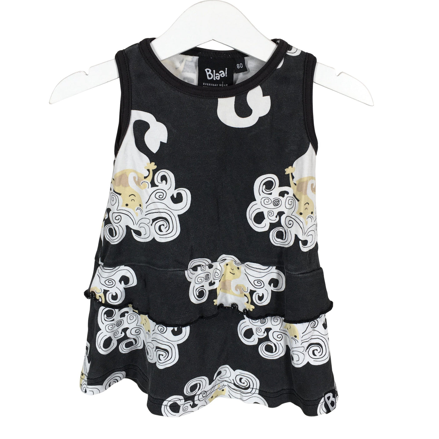 Unisex Blaa - Tricot dress, size 74 - 80 - Gray (1)