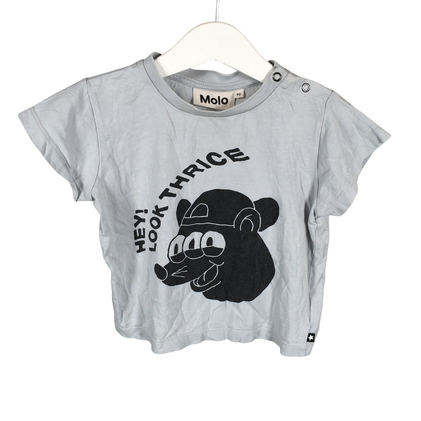 Unisex Molo Kids - T-shirt, size 86 - 92 - Light blue (1)