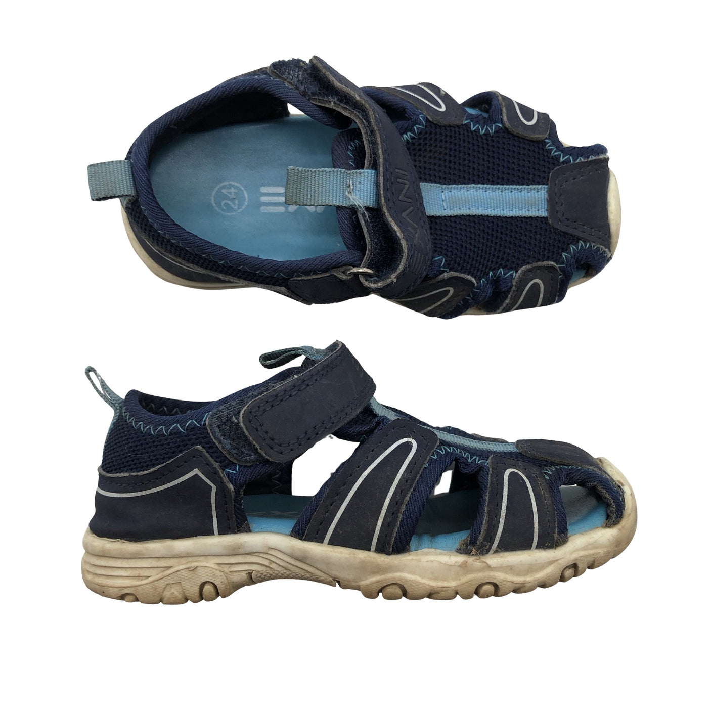 Unisex Exani - Sandals, size 24 - Blue (1)