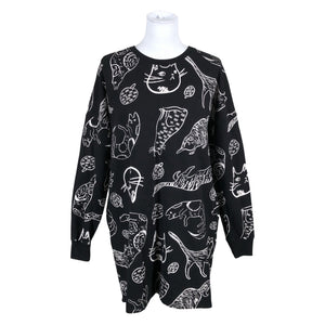 Unisex Nanso - Sweatshirt dress, size 40 - Black (1)