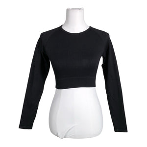 Unisex Aim'n - Sports shirt, long sleeve, size 38 - Black (1)