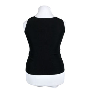 Unisex BCBG Maxazria - Tricot tank top, size 44 - Black (2)