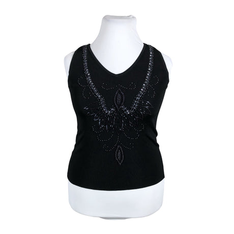 Unisex BCBG Maxazria - Tricot tank top, size 44 - Black ()