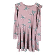 Unisex Polarn O. Pyret - Tricot dress, size 134 - 140 - Light pink ()