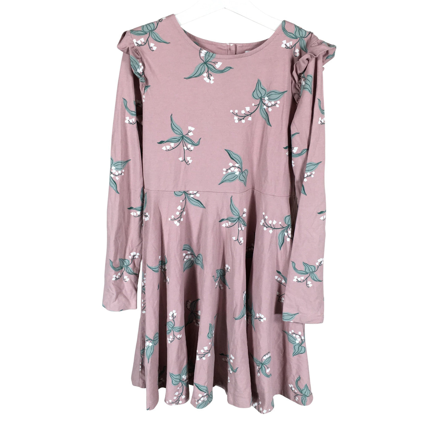 Unisex Polarn O. Pyret - Tricot dress, size 134 - 140 - Light pink (1)