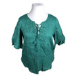 Unisex Benetton - Short-sleeved blouse, size 42 - Green ()