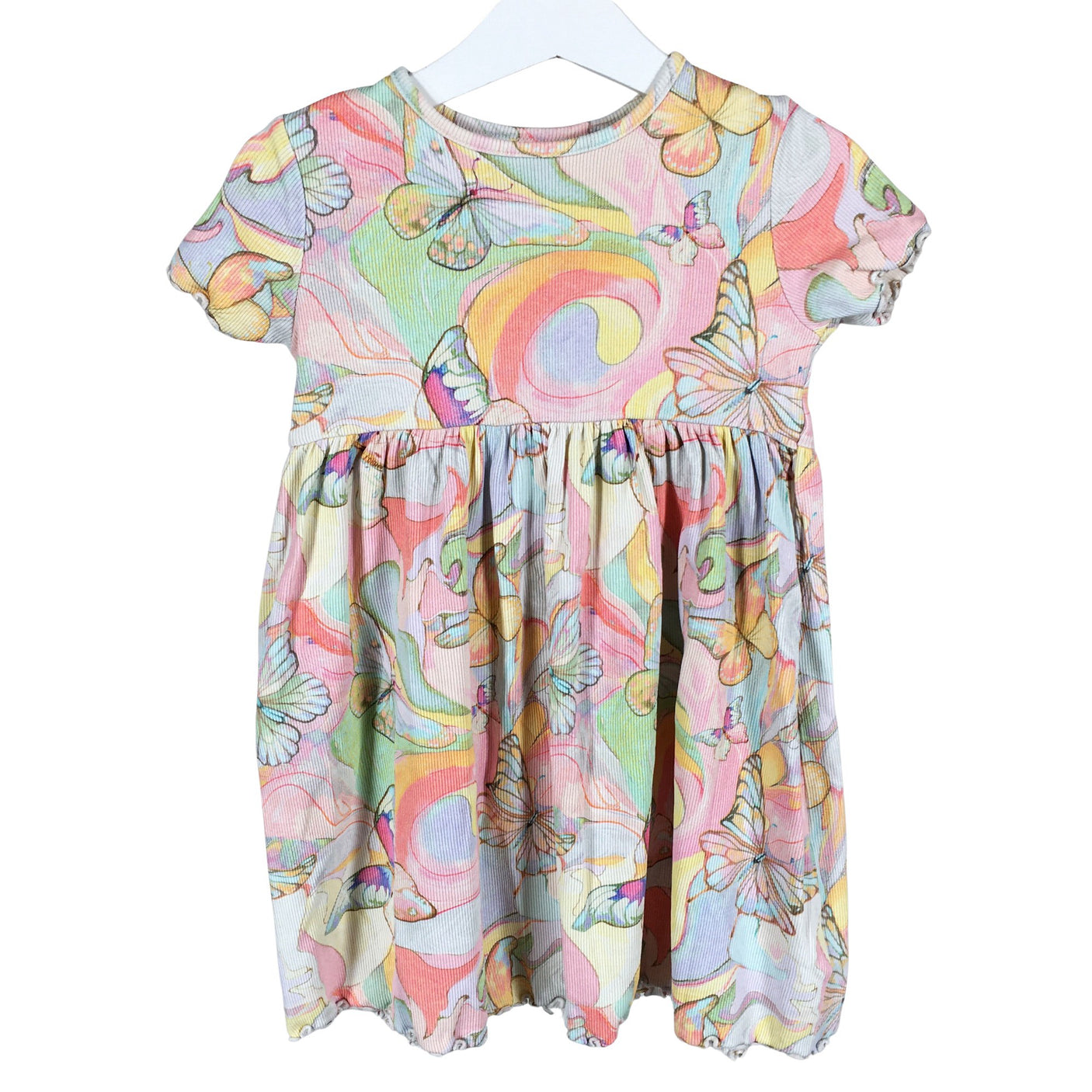 Unisex Next - Tricot dress, size 98 - 104 - Beige (1)