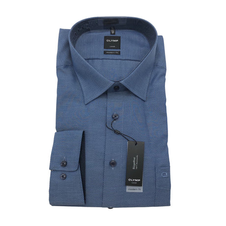 Unisex Olymp - Collared shirt, size XXXL - Blue ()