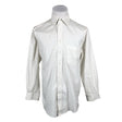 Unisex Andrew James - Collared shirt, size M - White ()