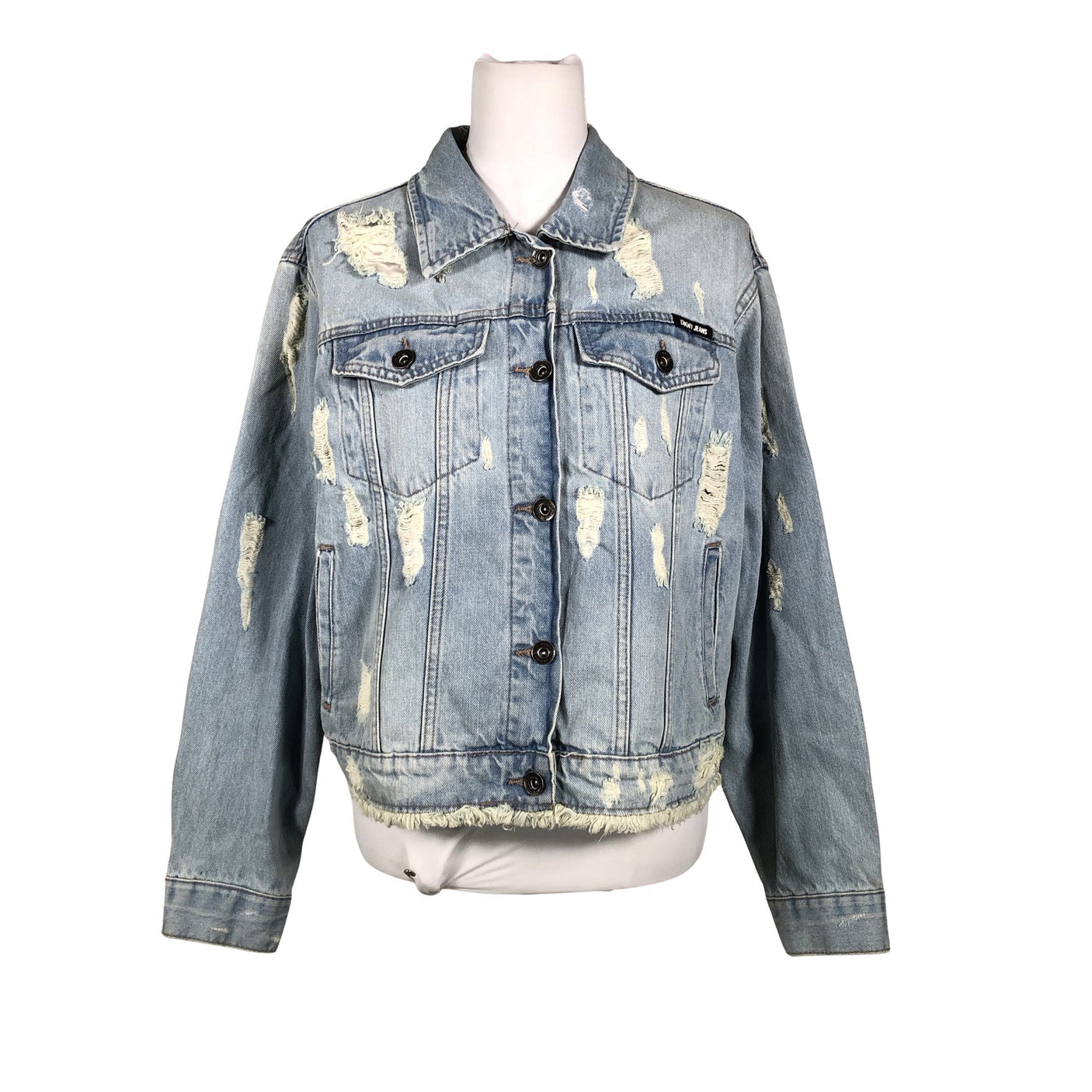 Unisex DKNY Jeans - Denim jacket, size 40 - Light blue (1)
