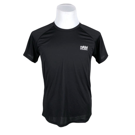 Unisex Rukka - Sports shirt, short sleeve, size S - Black ()