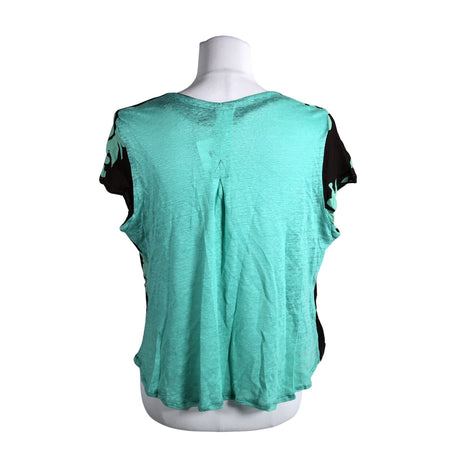 Unisex Handmade - Short-sleeved blouse, size 40 - Green (2)