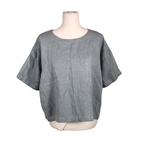 Unisex Puuvillatehdas - Short-sleeved blouse, size 38 - Light blue ()