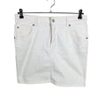 Unisex Boomerang - Denim skirt, size 40 - White ()