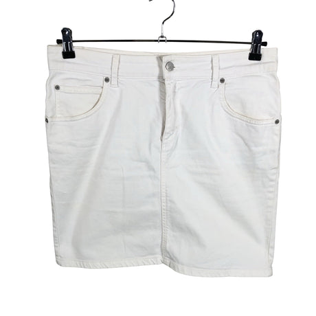 Unisex Boomerang - Denim skirt, size 40 - White ()