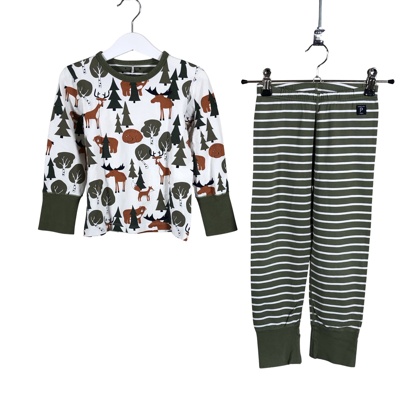 Unisex Polarn O. Pyret - Nightwear, size 98 - 104 - Green (1)